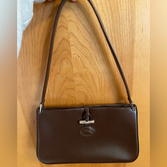 Longchamp Bags Vintage Brown Baguette Style Longchamp Purse Poshmark